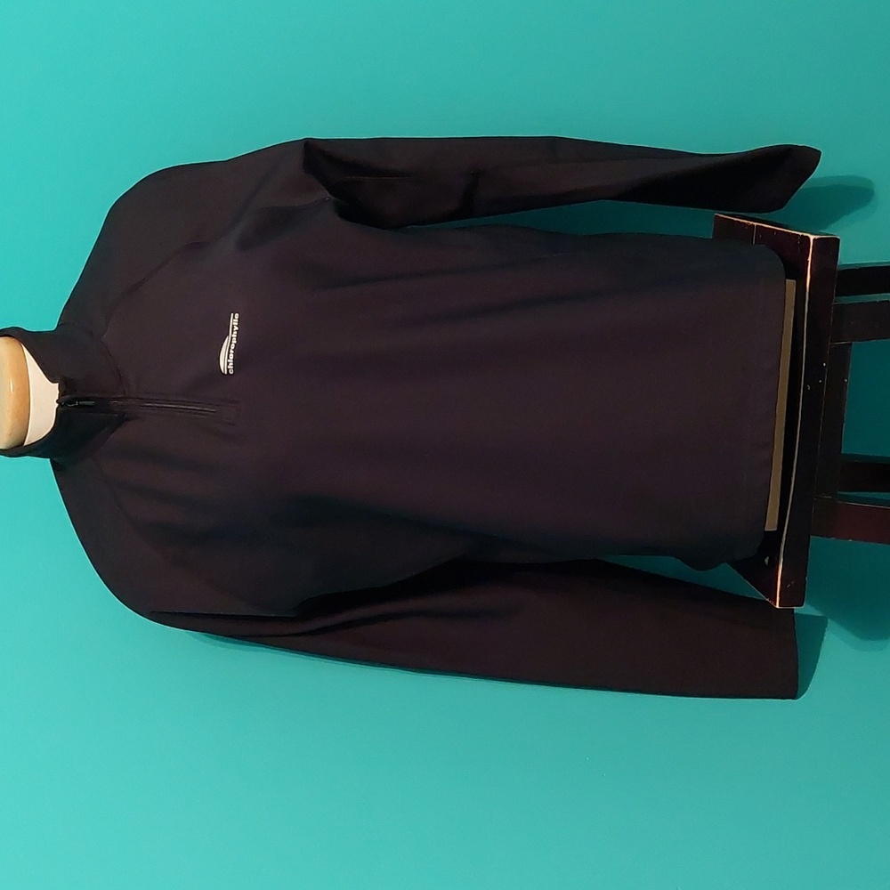 Chlorophylle Men's Black Zip Shirt Top Size XXL